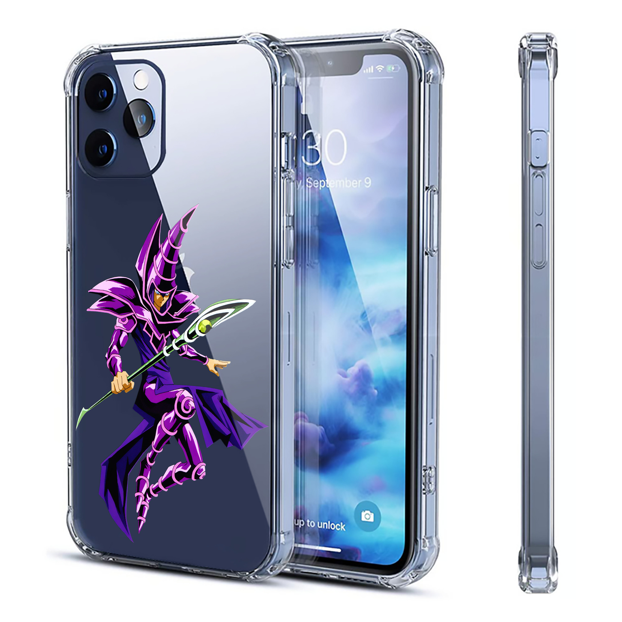 （画像用） 遊☆戯☆王 Yu-Gi-Oh! 【iPhone 12シリーズ対応】透明スマホケース（クリアソフトケース）